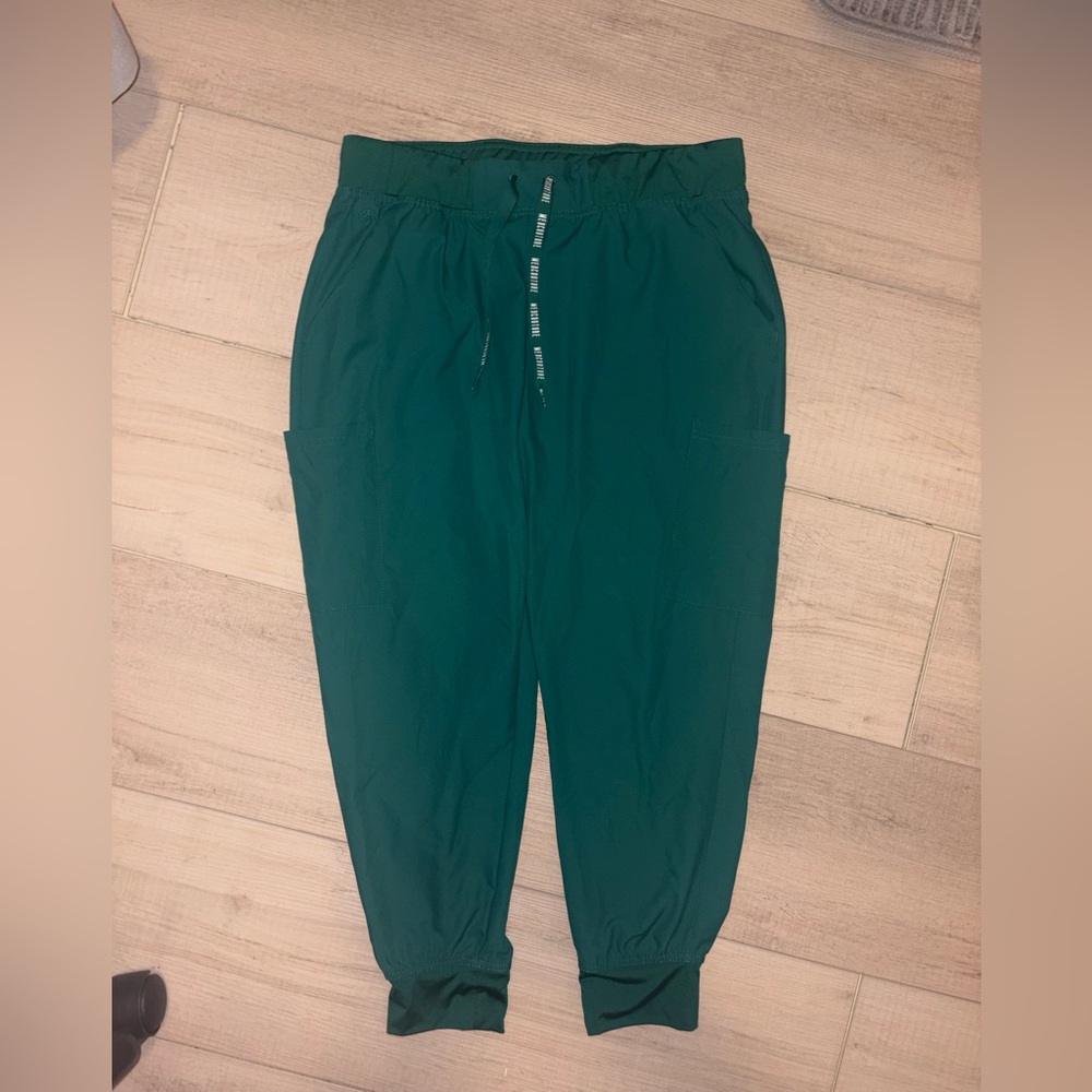 Med Couture Insight Hunter Green Jogger Scrub Pants